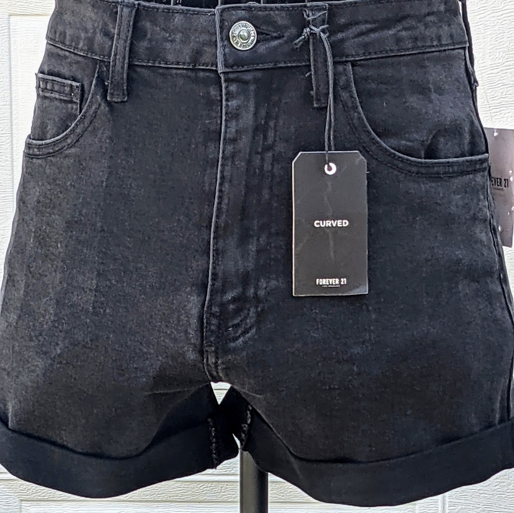 Curvy Denim Shorts